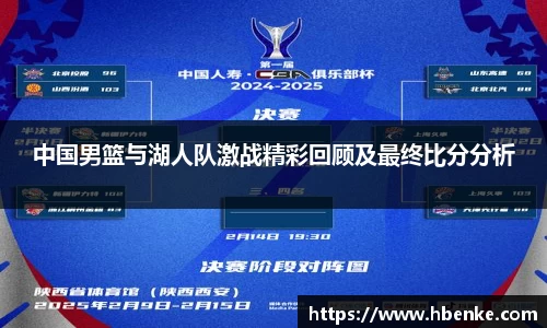 中国男篮与湖人队激战精彩回顾及最终比分分析