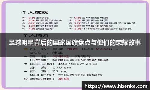 足球明星背后的国家国旗盘点与他们的荣耀故事